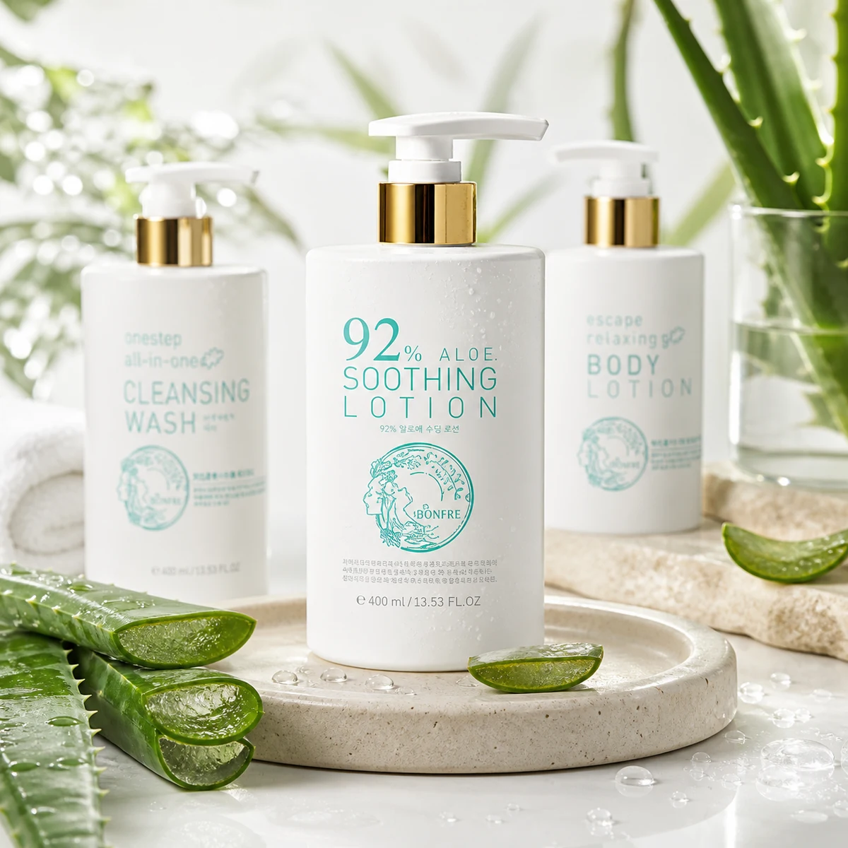 Bonfre aloe soothing lotion product gallery visual